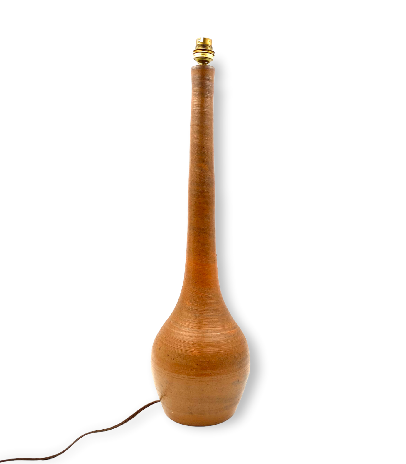 Mid-century earthenware table lamp, France 1950s