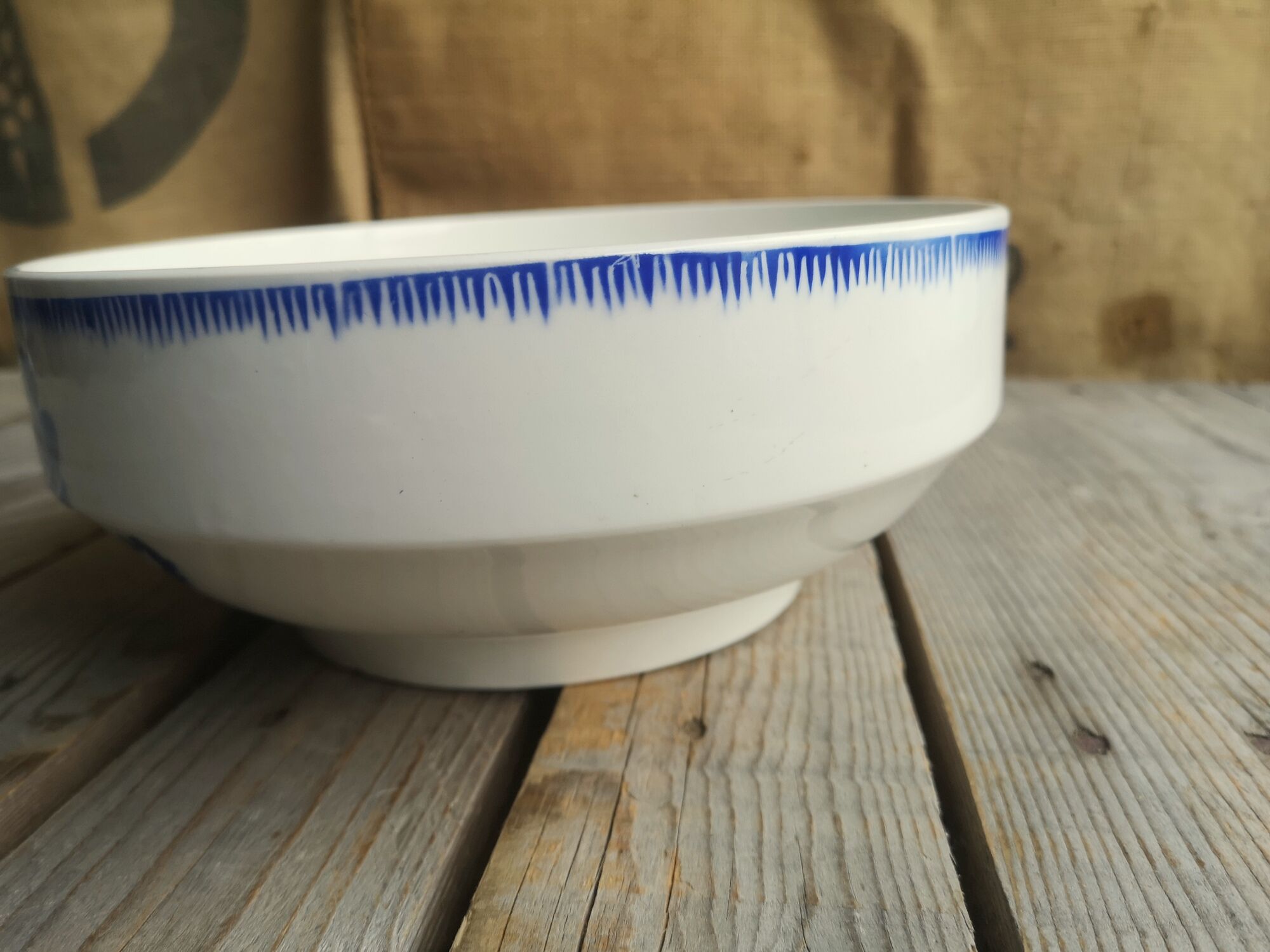 Ancient Saladier ceramics by Digoin Sarreguemines Model Simone