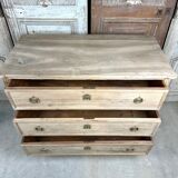 Louis XVI chest of drawers in bleached walnut circa 1800