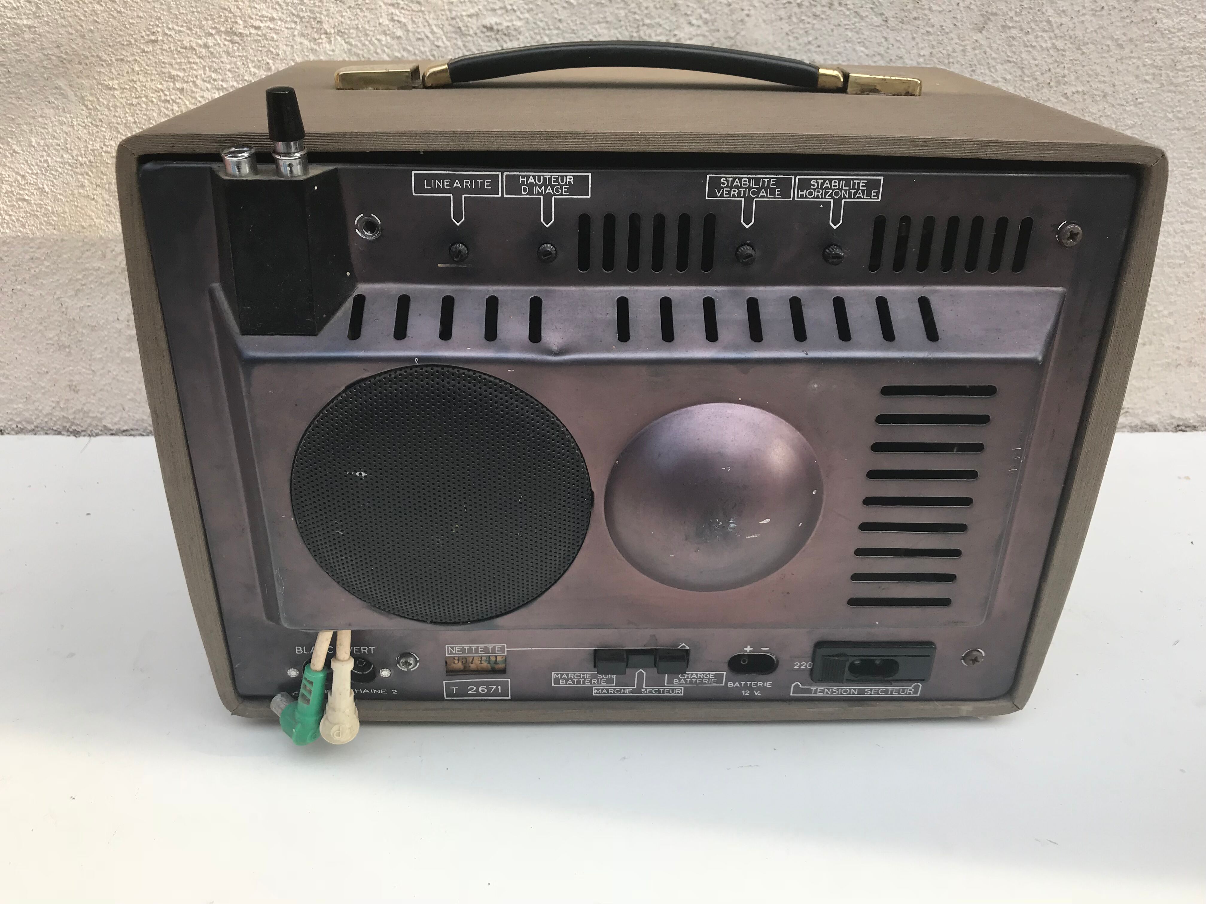 Old television  Ducretet Thomson brand
