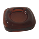 Cendrier en verre marron