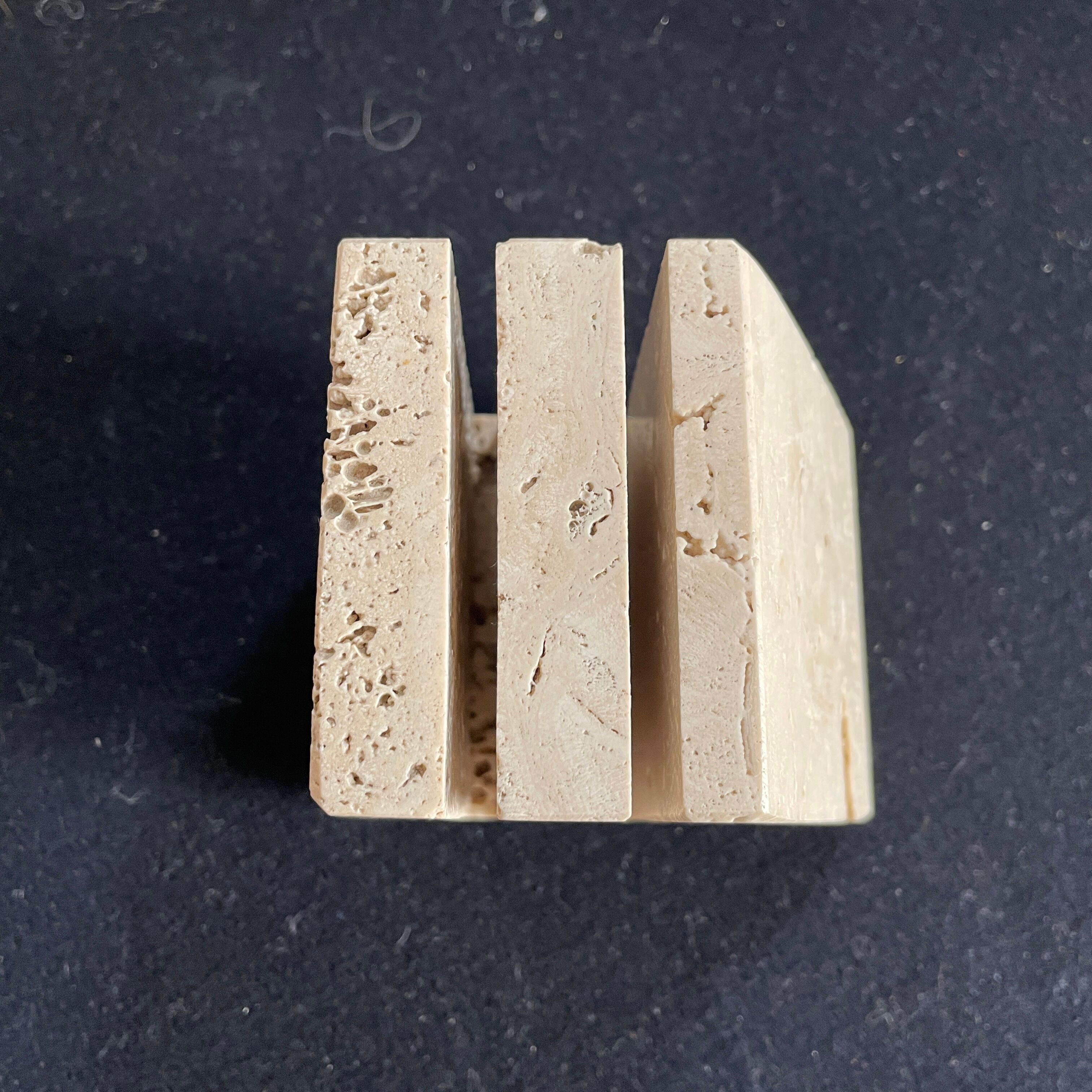 Fratelli Mannelli travertine paperweight design