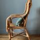 Fauteuil vintage en rotin pour enfant