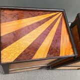 Pair of Art Deco bedside tables from the 1920s.