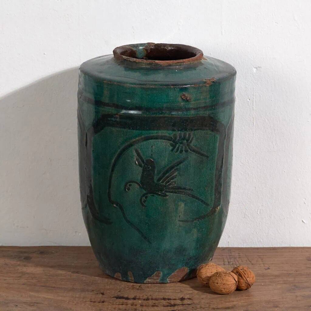 Antique enamelled vase (circa 1820) #36