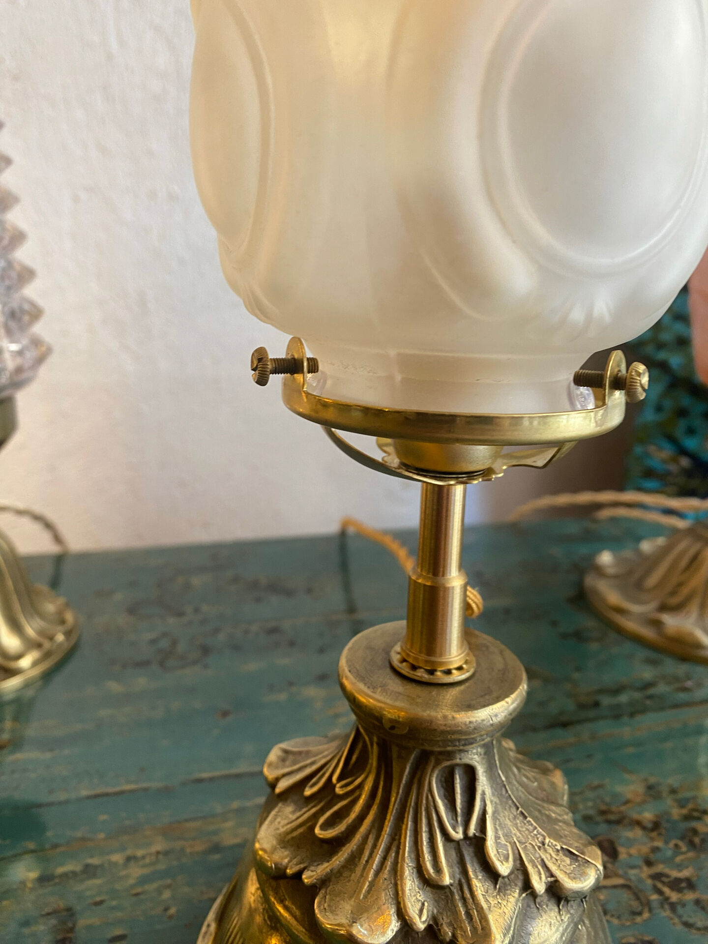 Upcycled lamp