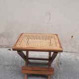 Folding stool cannage