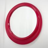 1980's Italian Round Wall Mirror 77cm