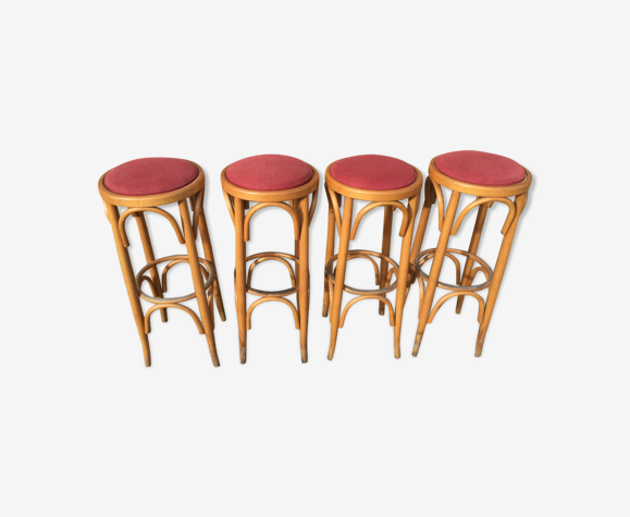 Série de 4 tabourets de bar
