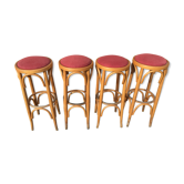 Série de 4 tabourets de bar