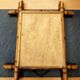 Miroir bambou vintage