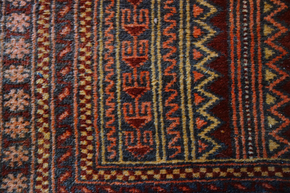 Tapis persan Baloutche vintage 140x88cm