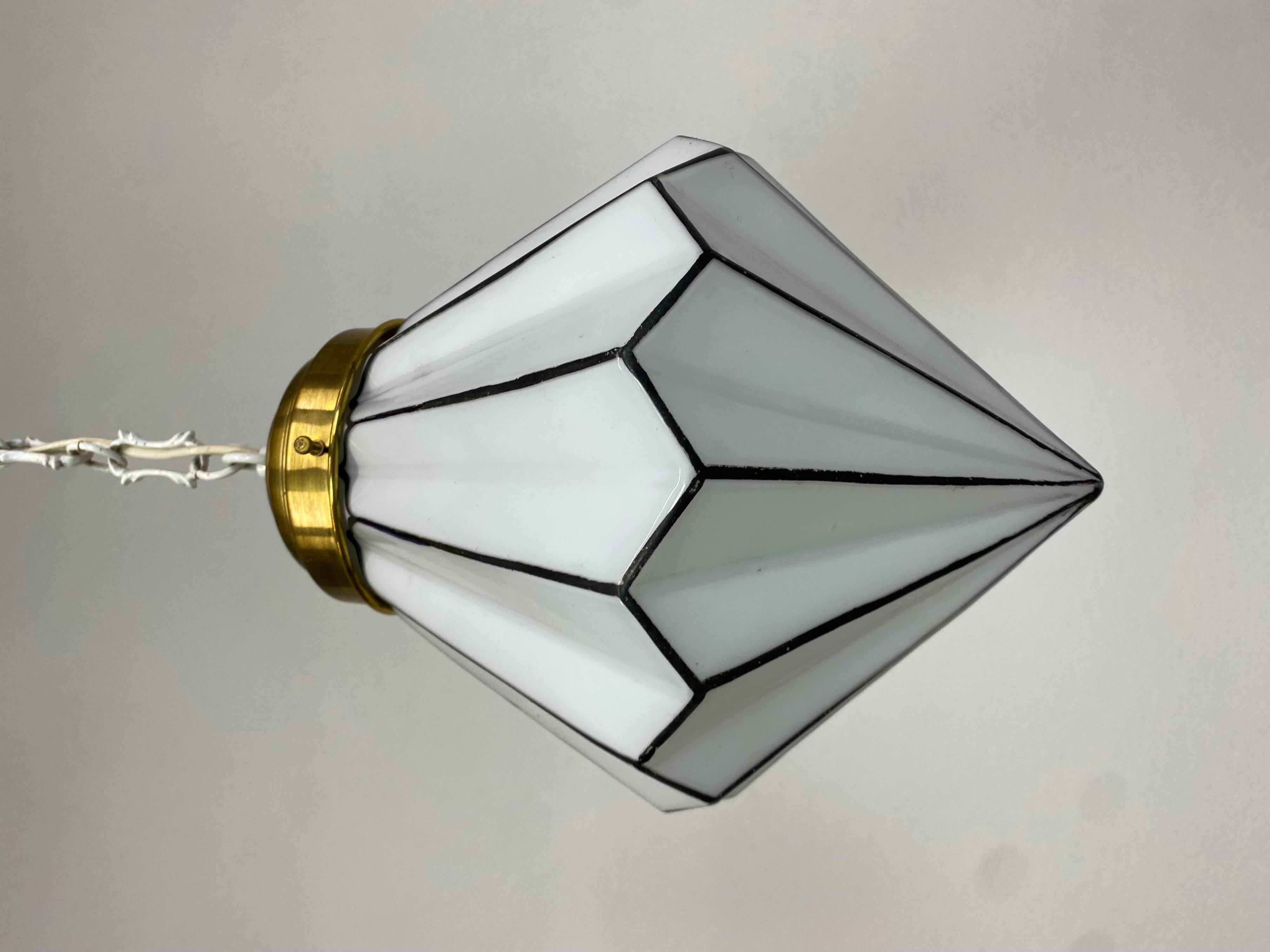 Cubist Art Deco pendant