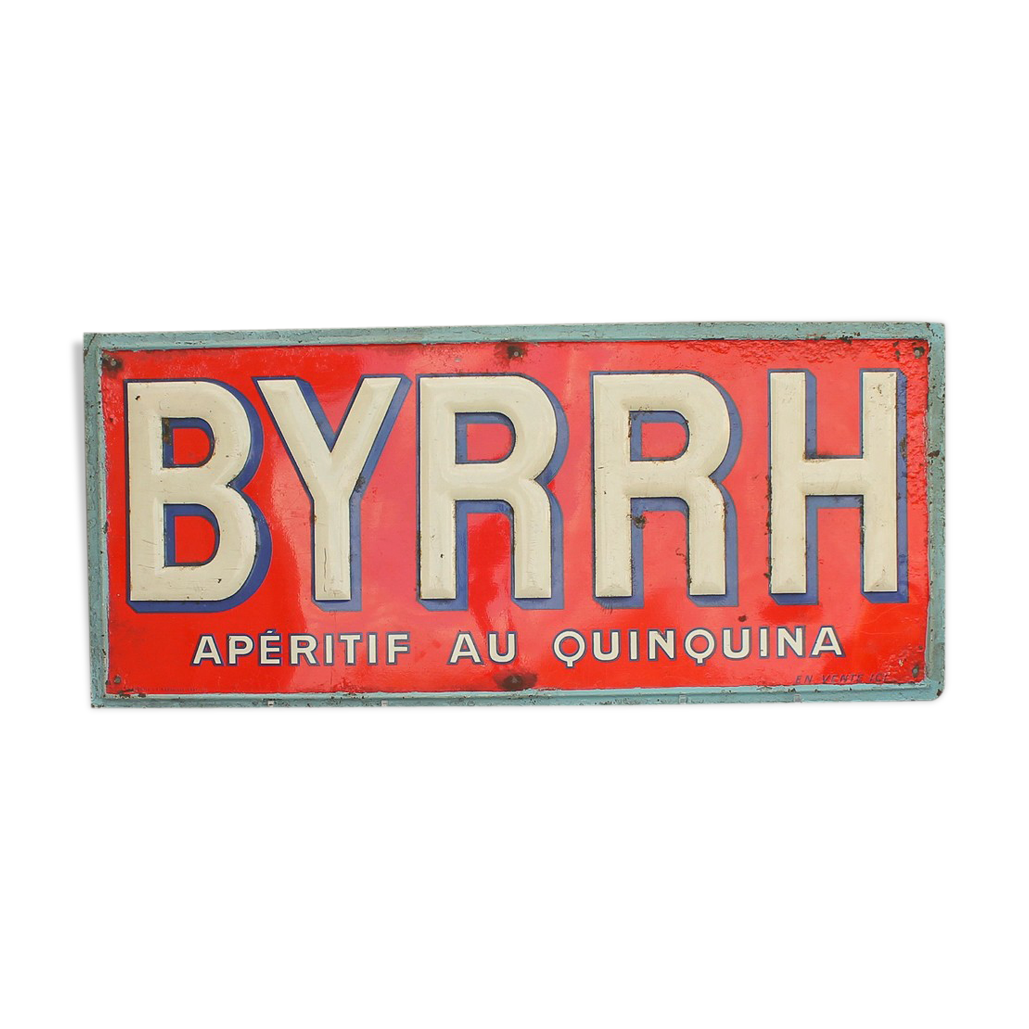 Byrrh advertising plate