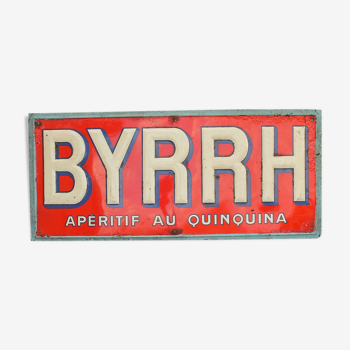 Byrrh advertising plate