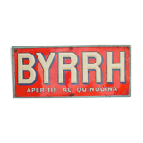 Byrrh advertising plate