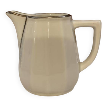 Pot à lait "bistro" en porcelaine blanche.