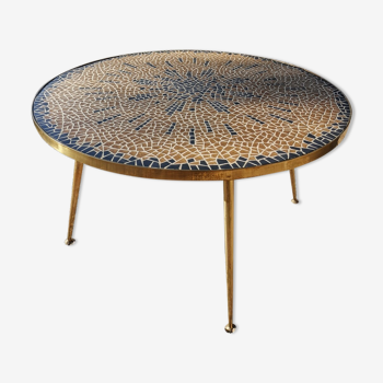 Berthold Muller mosaic round coffee table