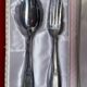 Baptismal cutlery with their box