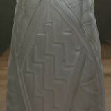 Vase art deco pressed glass