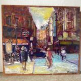 Parisian landscape signed Landauer
