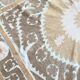 Vintage hand-embroidered tablecloth 136x158 cm