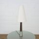 Postmodern side table with lamp