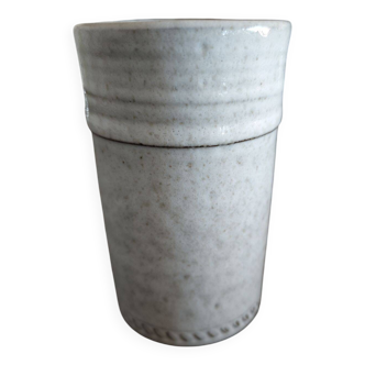 Vase rouleau émaillé - Roger Collet - Vallauris - Années 1960