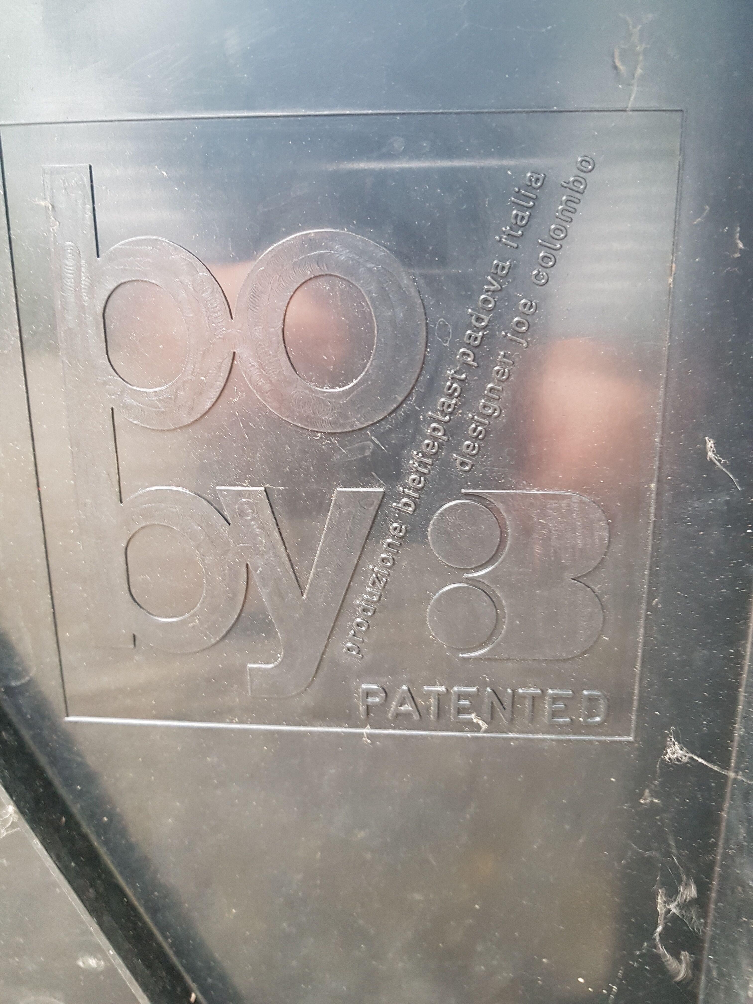 Joe Colombo black serving table