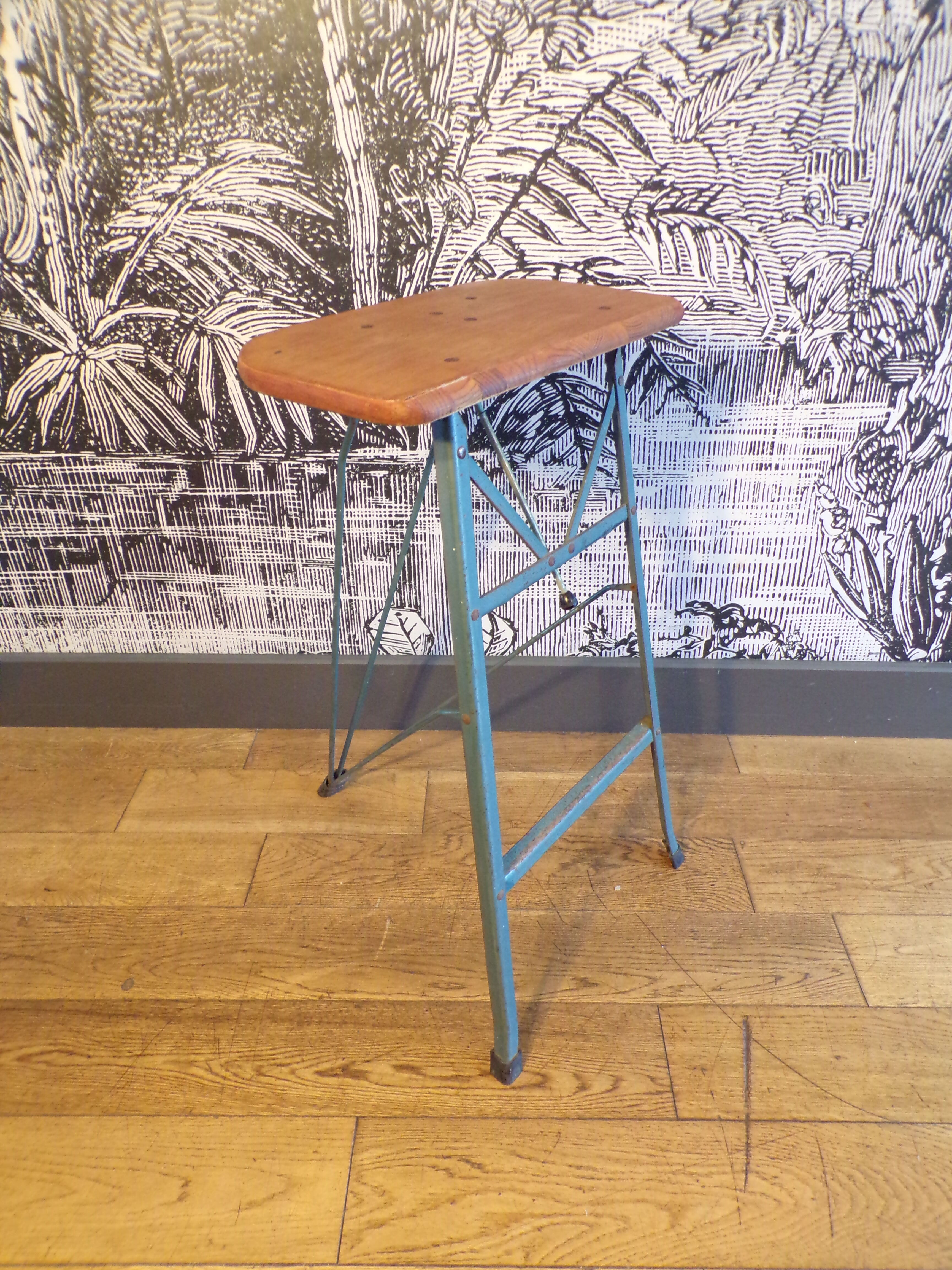 Vintage dragonfly folding stool