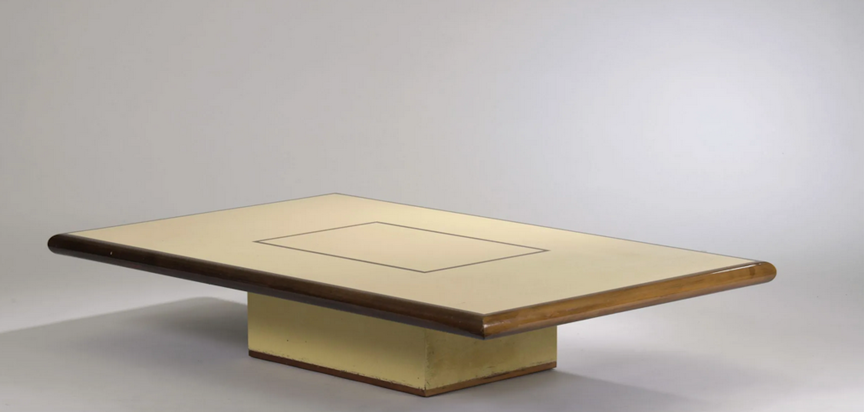 Rectangular Mahey coffee table 60s-70s