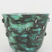 Large Viennese Art Nouveau flower pot Secession Michael Powolny, Austria, 1920s