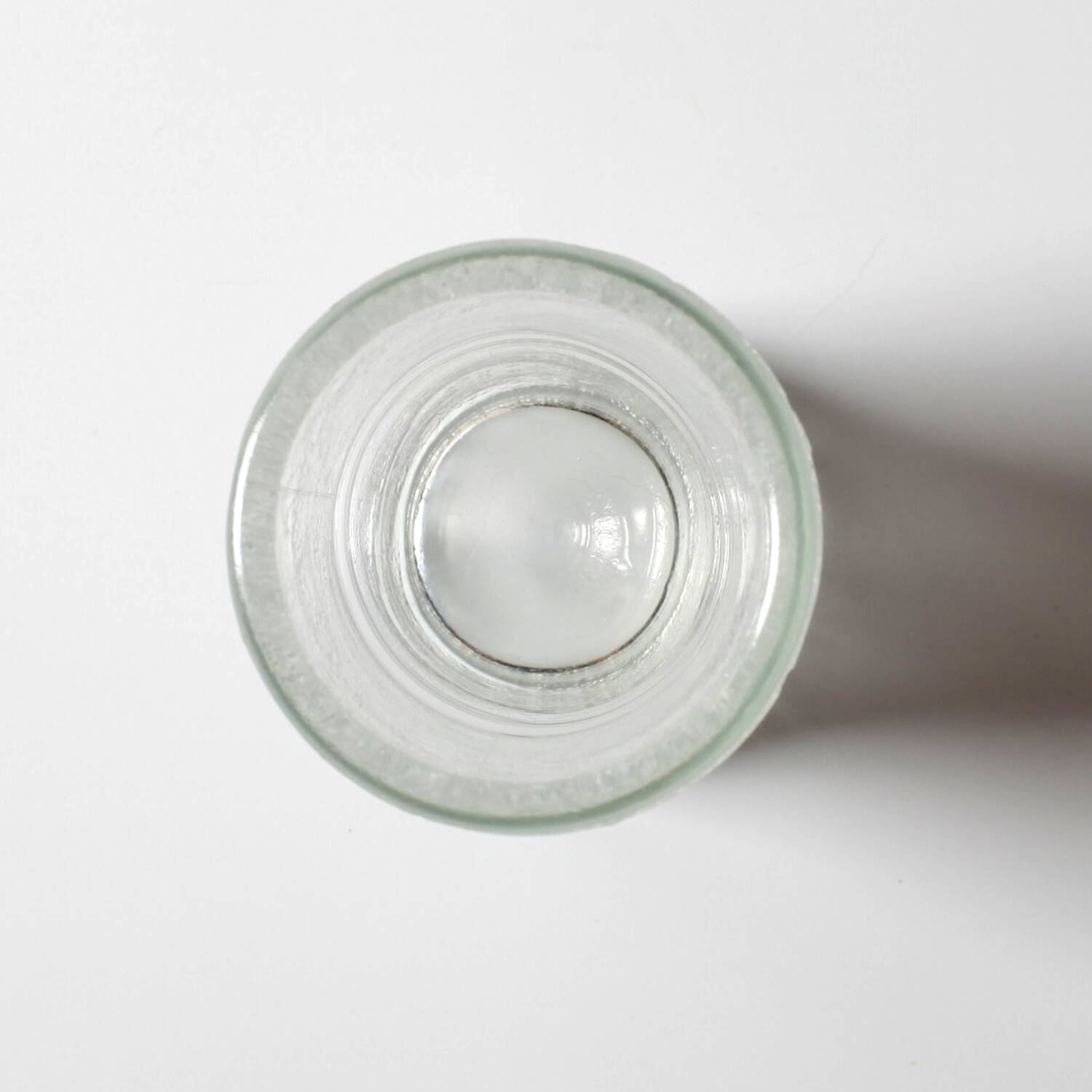 Mid-Century Modern Pressed Glass Vase: Pavel Panek Design, Rudolfova Hut