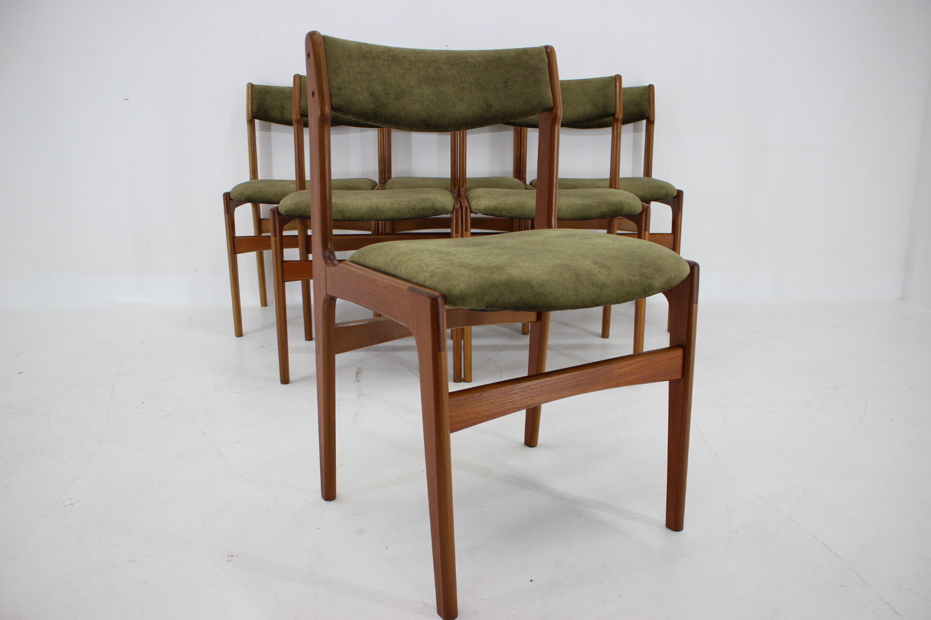 1960s Danish Teak Dining Chairs, Set of 6