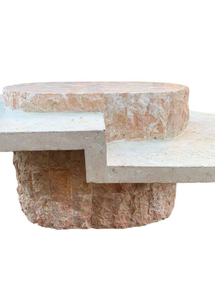 Stone coffee table