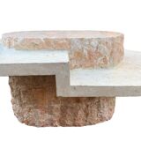 Stone coffee table