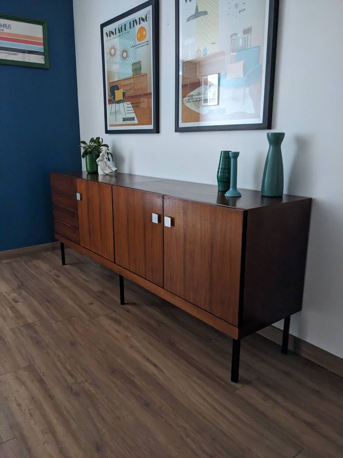 Vintage Scandinavian design sideboard