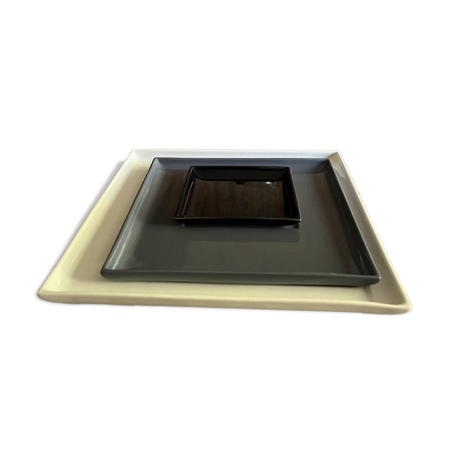 Set d’assiettes Josef Albers – édition limitée Musée d’Art Moderne de