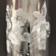 8 cut crystal orangeade glasses