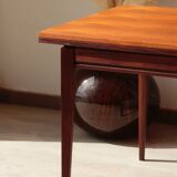 Vintage teak and afromosia dining table – extendable Scandinavian design