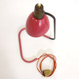 Robert Caillat, red and gold lamp from the years 1950