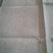 12 towels damask fabric Lin /Soie .decors foliage and coat of arms