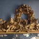 Large Louis XVI style gilded mirror, 19th century