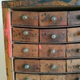 Small craft furniture, 60 drawers, circa 1950