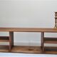 Shop display case shelf to lay in oak wood and old patinated pine