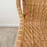 Vintage rattan armchair