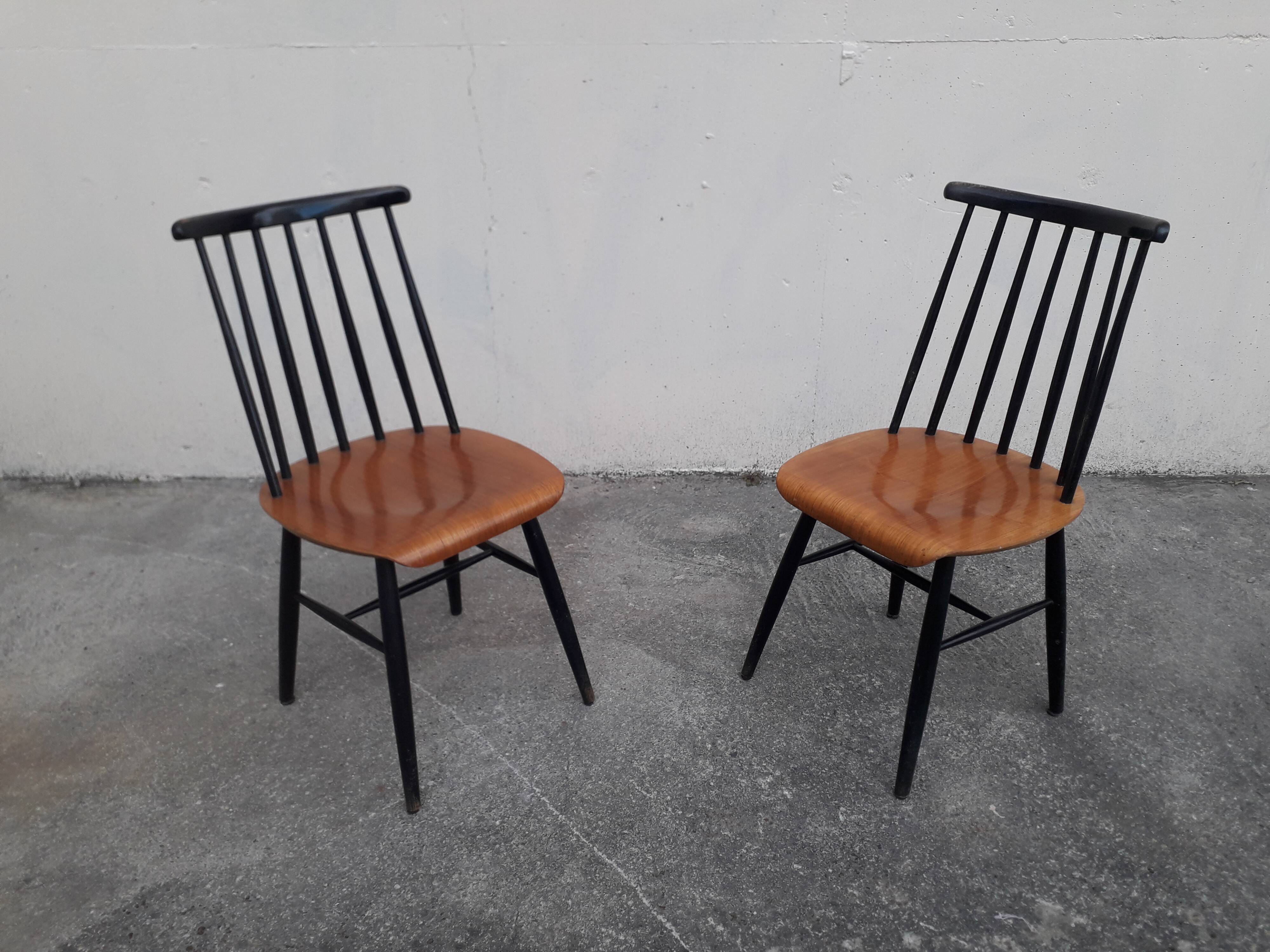 Pair of Fanett chairs by Ilmari Tapiovaara