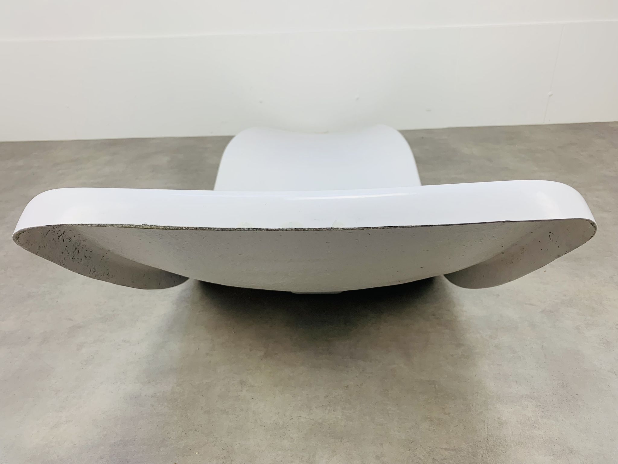 Eurolax R1 fiberglass deckchair by Charles Zublena