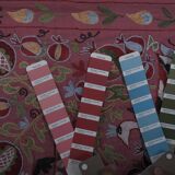 Hand knotted rug, vintage Turkish rug 53x186 cm