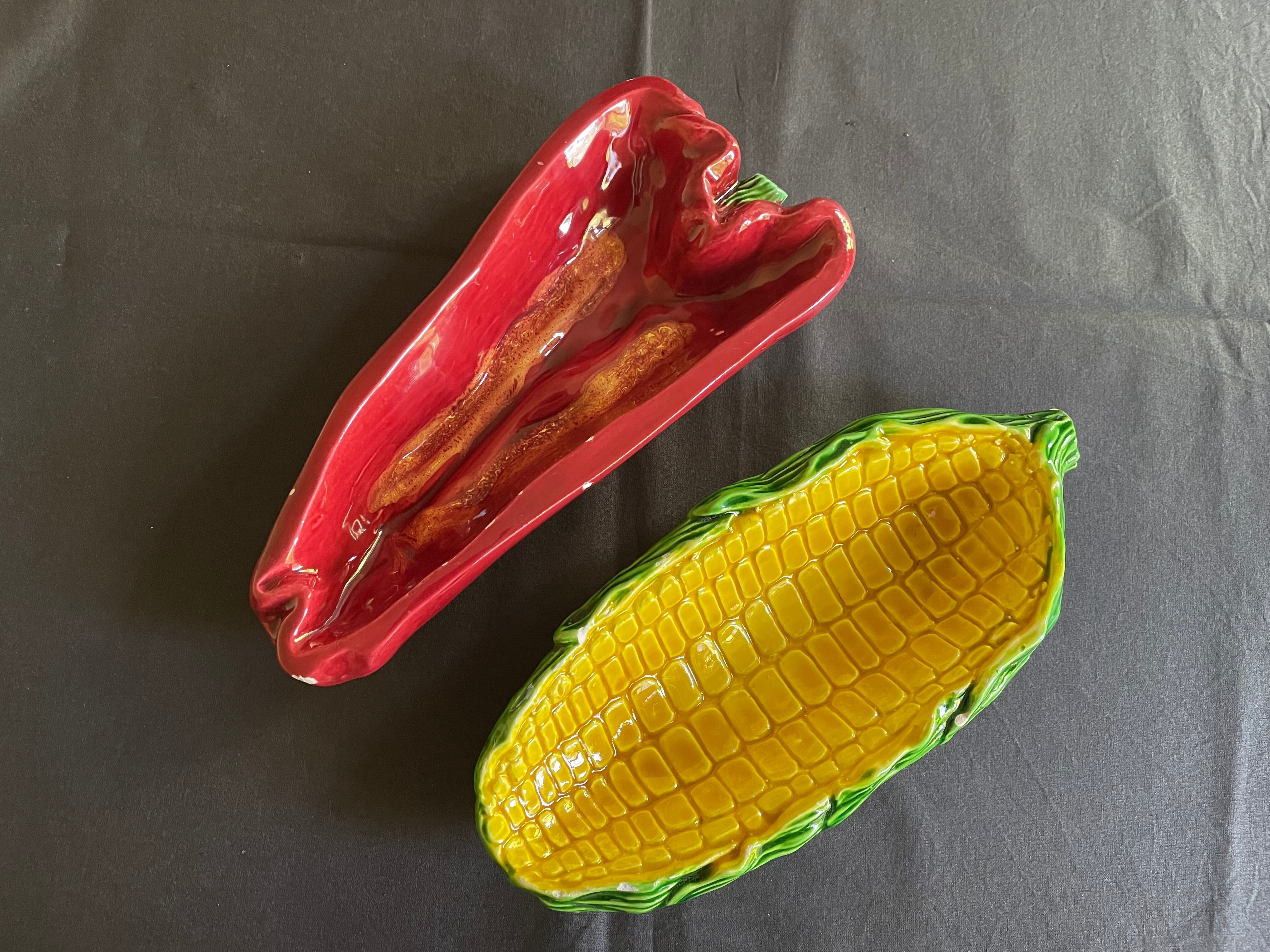 Corn and pepper slurry raviers